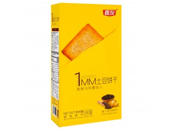 嘉友1MM土豆饼干-黑胡椒 180.00 GRAM