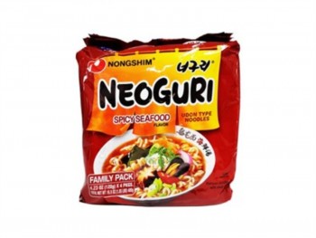 农心 辣味海鲜乌龙面 (四连包) 480.00 GRAM