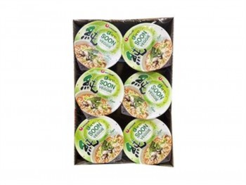 农心 纯素拉面（6杯装） 6.00 CUP