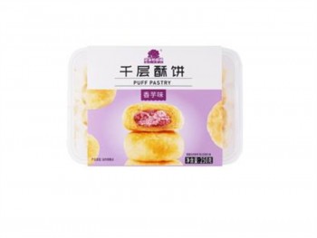 果子町园道 千层酥饼-香芋味 250.00 GRAM