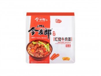今麦郎 珍品红烧牛肉面 (五连包) 550.00 GRAM