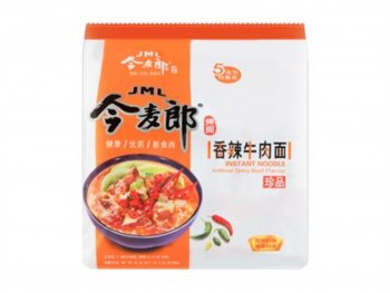 今麦郎 香辣牛肉面 (五连包) 585.00 GRAM