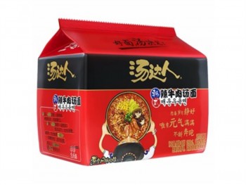 汤达人 韩式辣牛肉汤面-5连包 625.00 GRAM