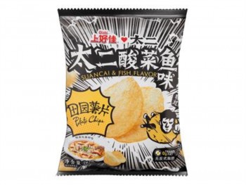 上好佳 田园薯片-太二酸菜鱼味 80.00 GRAM