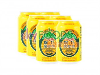 广式 菠萝啤 330.00 MILLILITER（6罐裝）