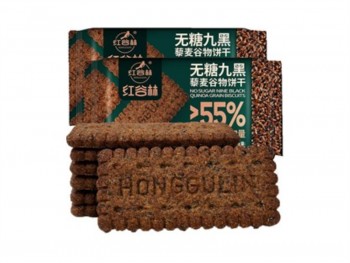 红谷林 无糖九黑藜麦谷物饼干 208.00 GRAM