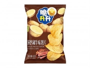 脆升升 香脆薯片-炭烤和牛 42.00 GRAM