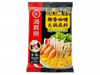 海底捞 椰香咖喱火锅底料  220.00 GRAM