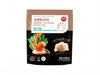 思念 金牌虾 虾仁荠菜水饺 375.00 GRAM